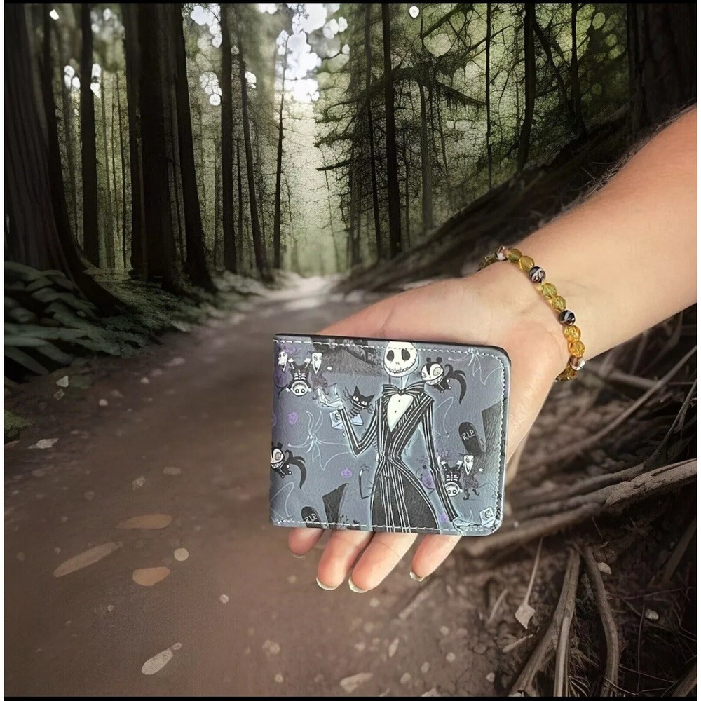 The Nightmare Before Christmas Bifold Wallet Card Holder‎ Short Purse Gift